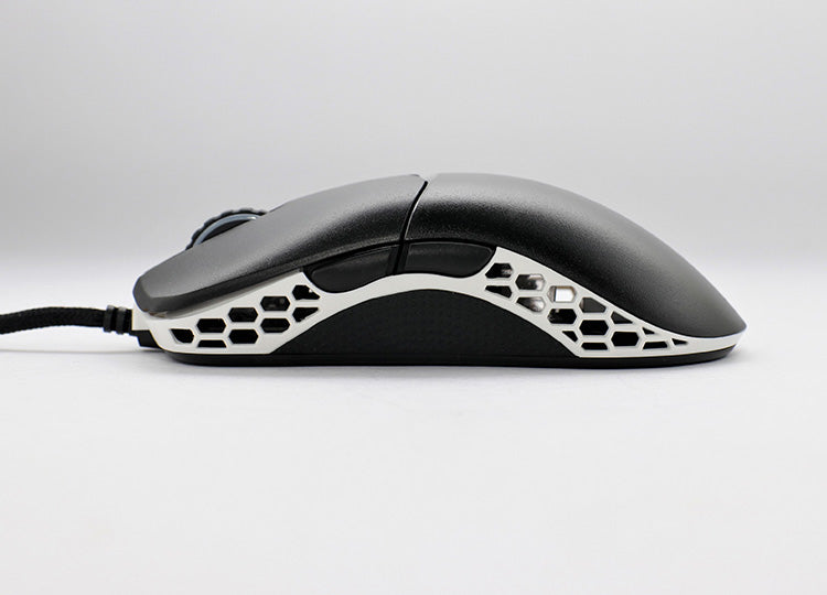 Ducky Feather Black & White - Kailh Gm 8.0 Mus - Geekd.dk