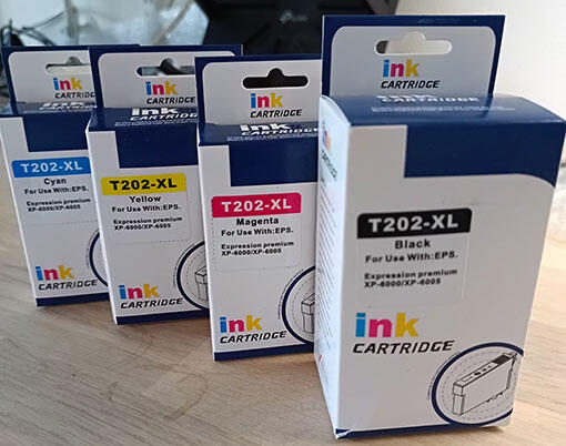 Multipack 202xl Sort Gul Cyan Magenta Kompatibel