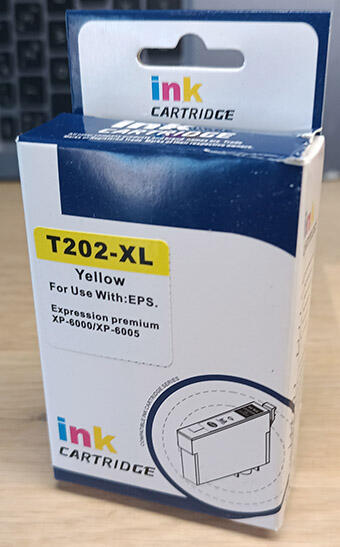 Epson 202xl Gul Blækpatron C13t02h44010 Kompatibel
