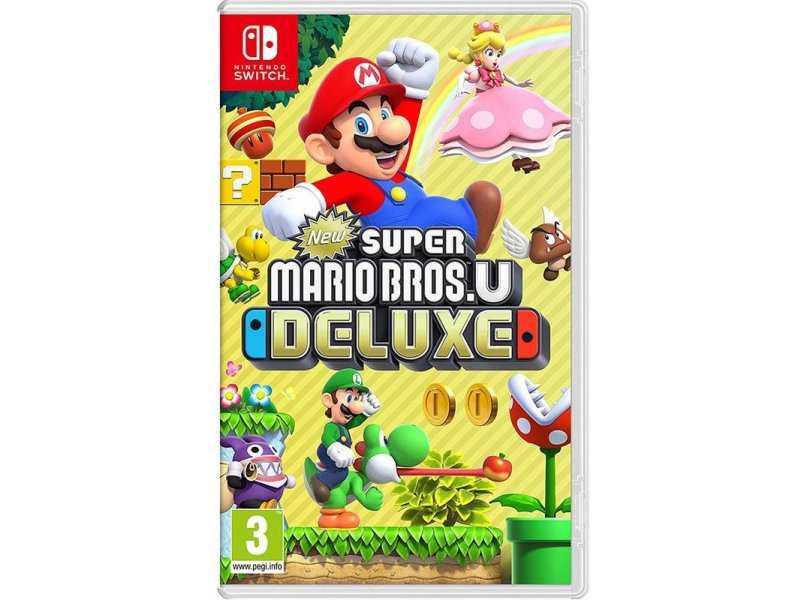 New Super Mario Bros. U Deluxe (uk4) Nintendo Switch Spil - Geekd.dk