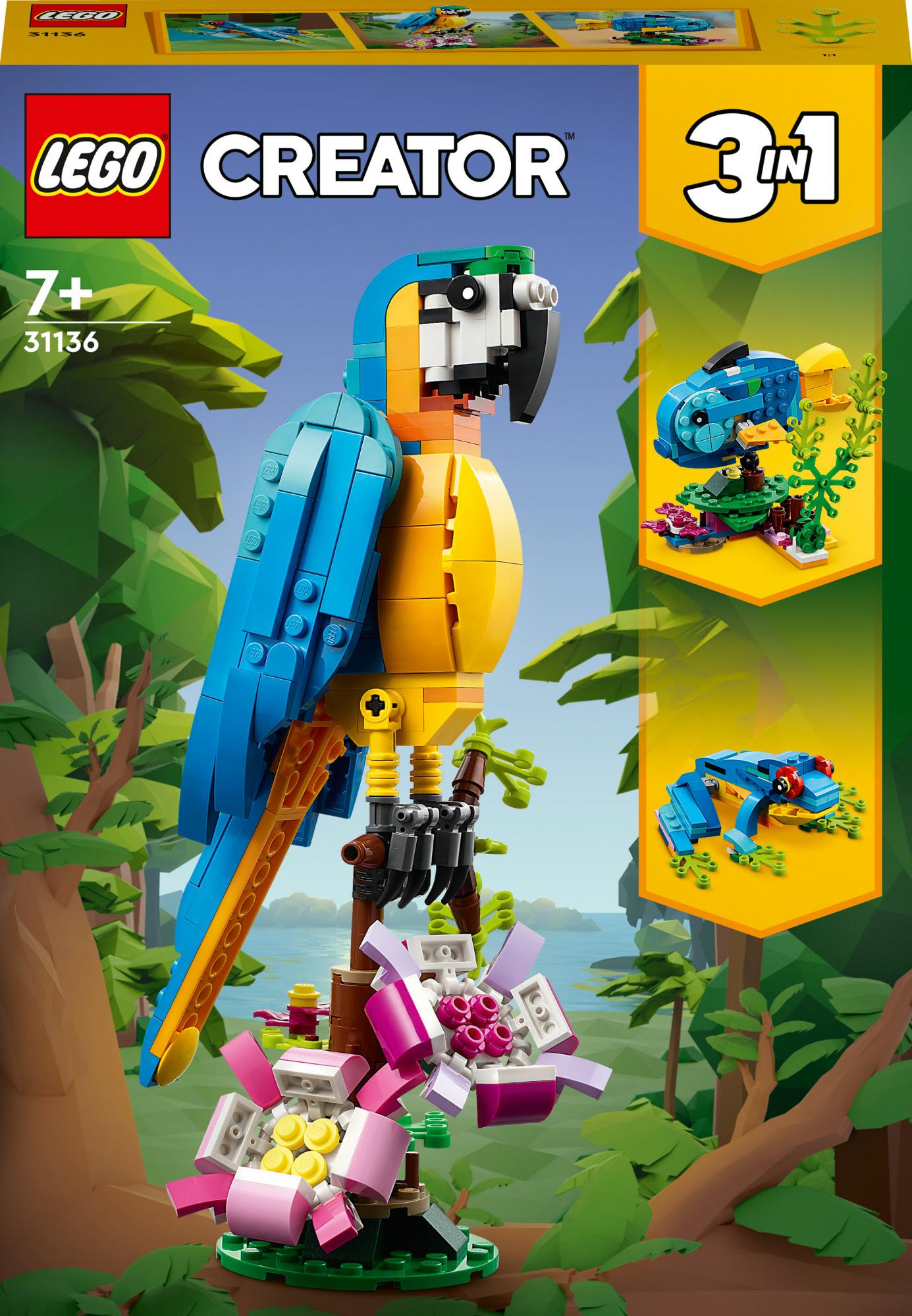 Lego Creator - Exotic Papegøje (31136) - Geekd.dk