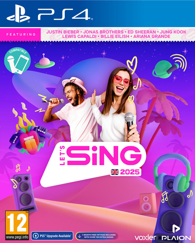 Game Let's Sing 2025 - Playstation 4 Ps4 Spil - Geekd.dk