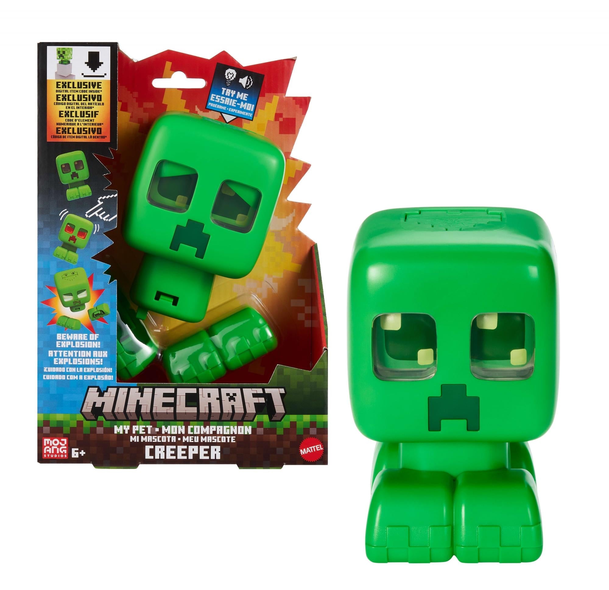 Minecraft - My Pet Creeper Figur - Geekd.dk