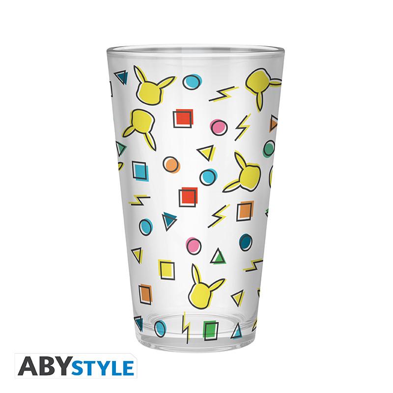 Pokemon Stort Glas - Pikachu - 400 Ml Merchandise - Geekd.dk