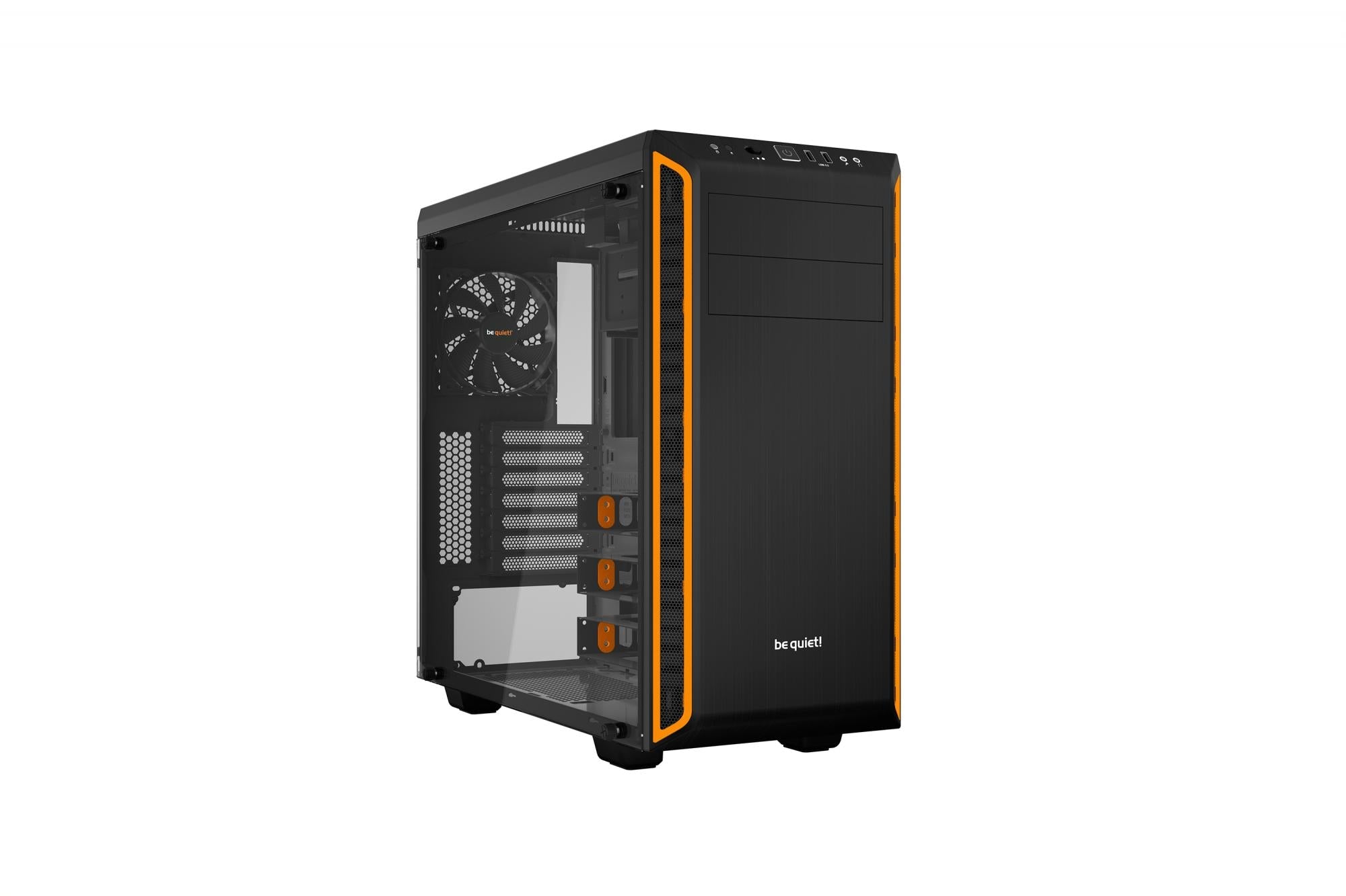Be Quiet! Pure Base 600 Window - Black/orange Kabinet - Geekd.dk