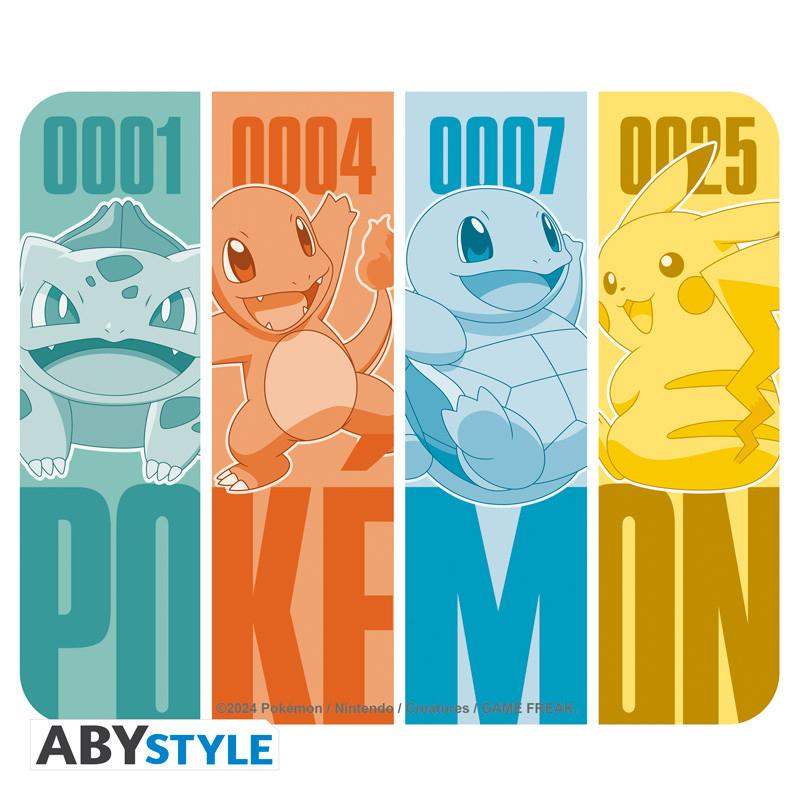 Pokemon - Flexible Mousepad - Kanto Starters Legetøj - Geekd.dk