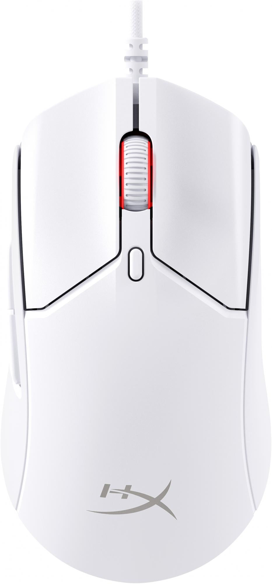 Hyperx Pulsefire Haste 2 Optisk Kabling Hvid Mus - Geekd.dk
