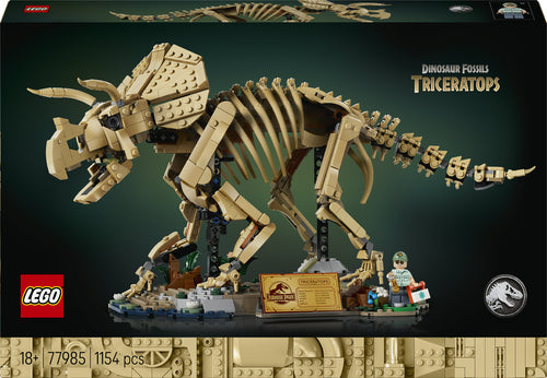 Lego Jurassic World Dinosaurfossiler: Triceratops - Geekd.dk