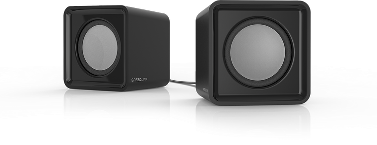 Speedlink - Twoxo Stereo Speakers, Black Højttaler - Geekd.dk