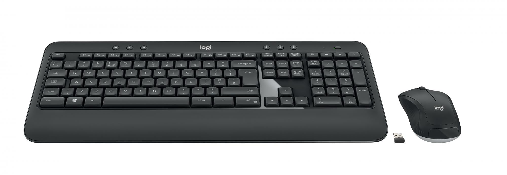 Logitech - Mk540 Advanced Wireless Keyboard And Mouse Combo Set Tastatur - Geekd.dk