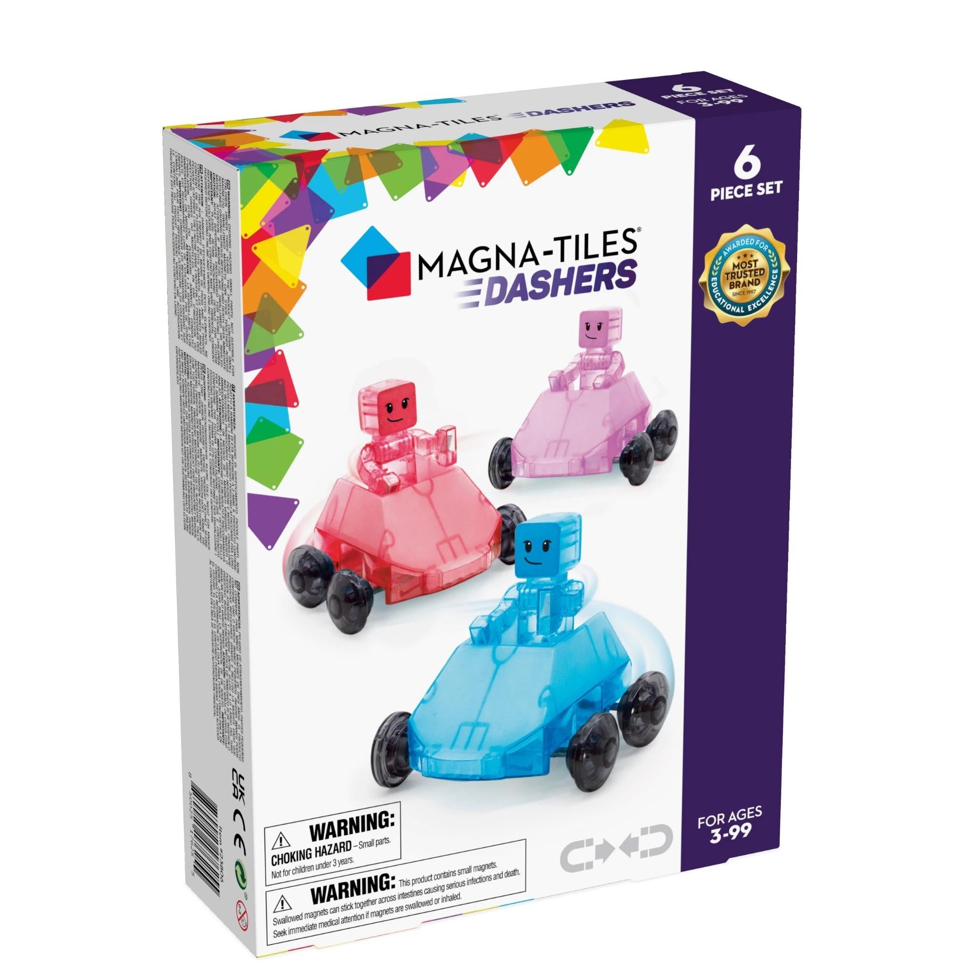 Magna-tiles Dashers  -  Magnetisk Byggesæt - Geekd.dk