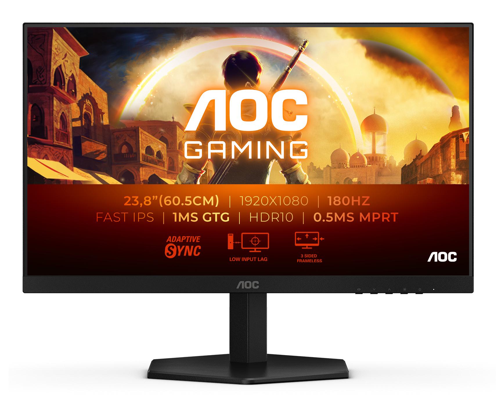 Aoc 24g42e 23,8â 1920x1080/16:9/300 Cd/mâ²/1 Ms/hdmi, Displayport, Headphone Out Skærm - Geekd.dk
