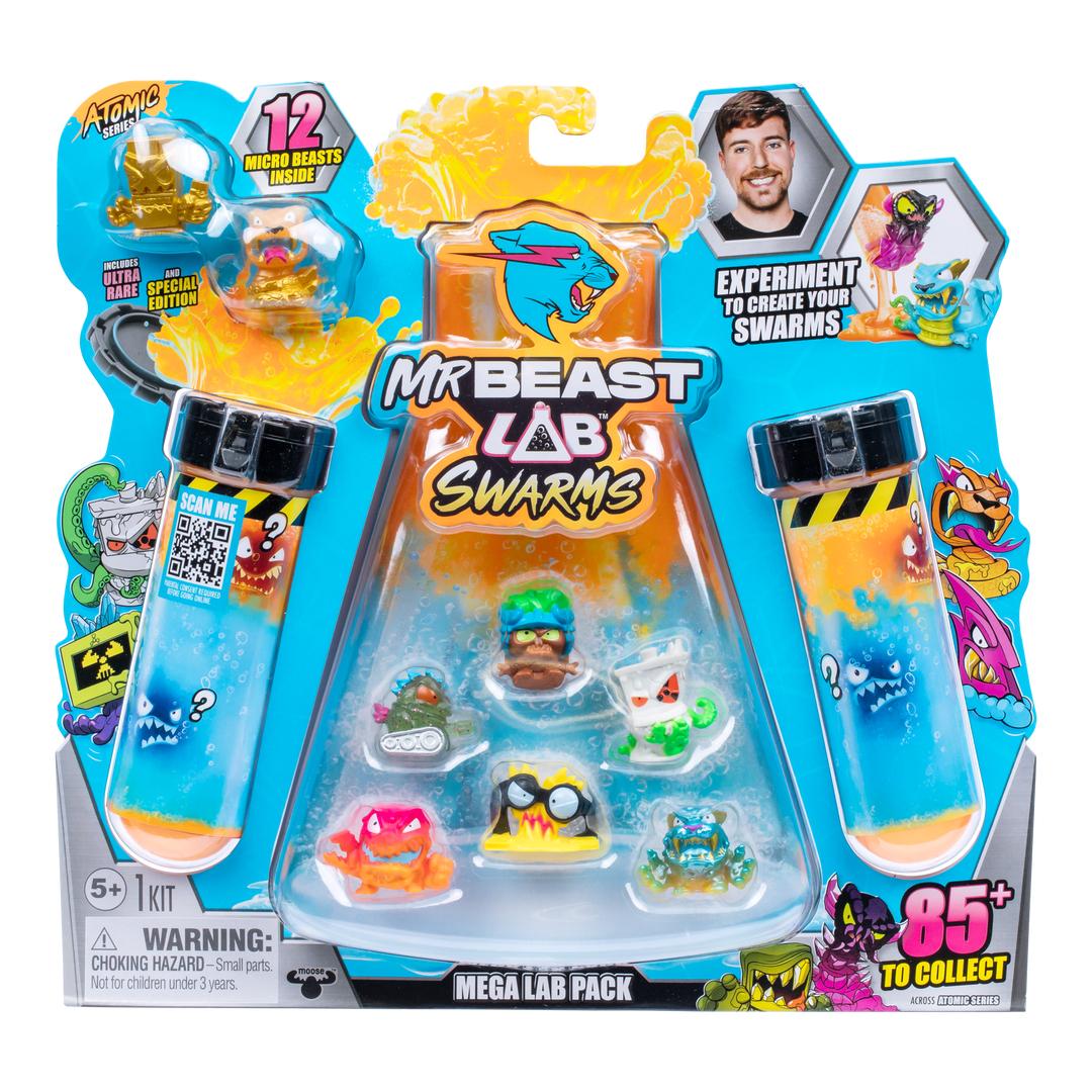 Mr. Beast Lab - Mrbeast Lab Swarms Mega Lab 12 Pack Series 2 - (20389) Figur - Geekd.dk