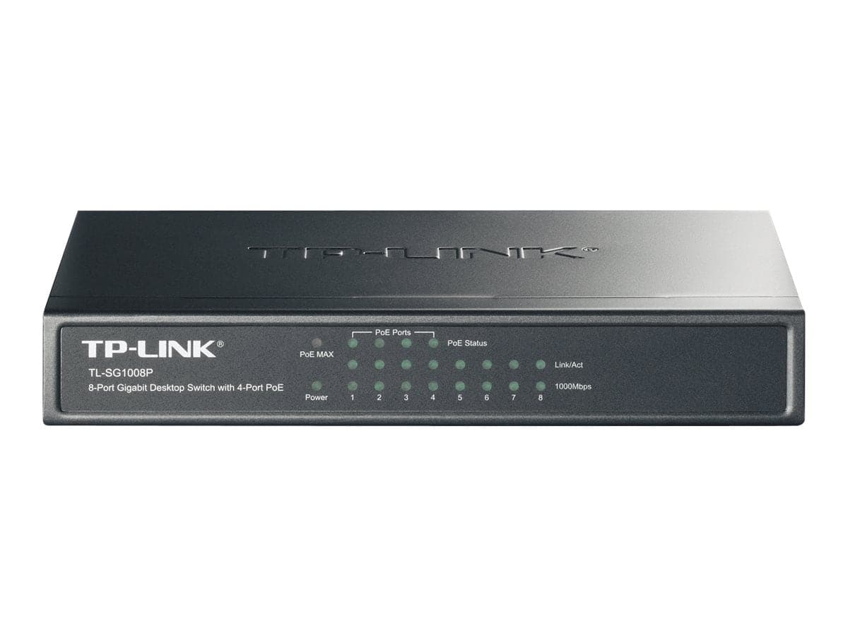 Tp-link Tl-sg1008p Switch 8-porte Gigabit Poe - Geekd.dk