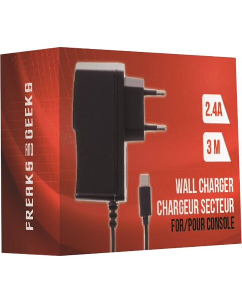 Freaks And Geeks Console Charger 3m - Oplader - Nintendo Switch Video Games And Consoles - Nintendo Switch - Accessories - Chargers - Geekd.dk