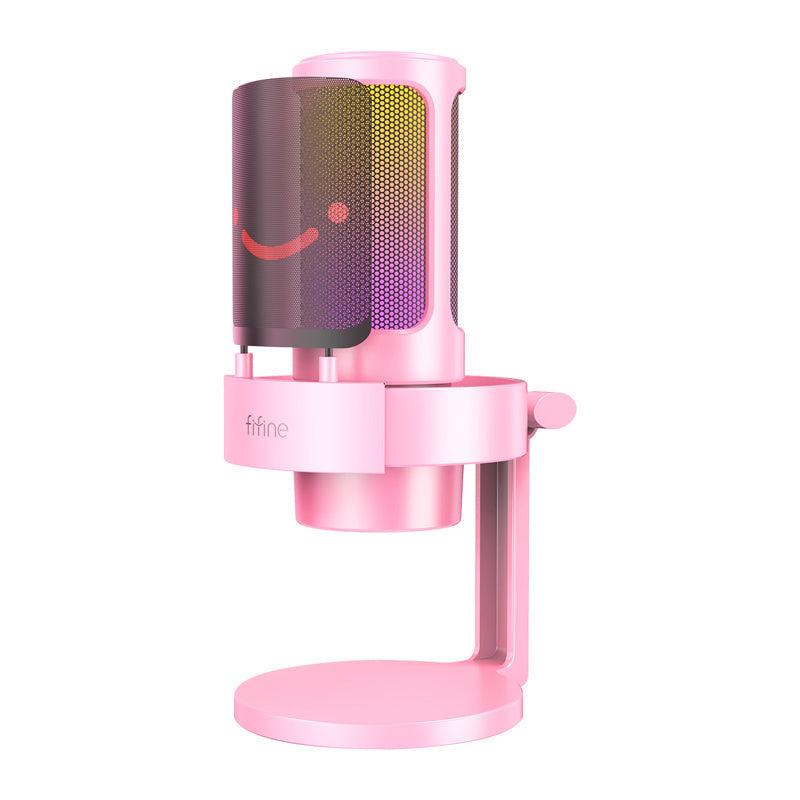 Fifine A8p Usb Mikrofon  -  Pink - Geekd.dk