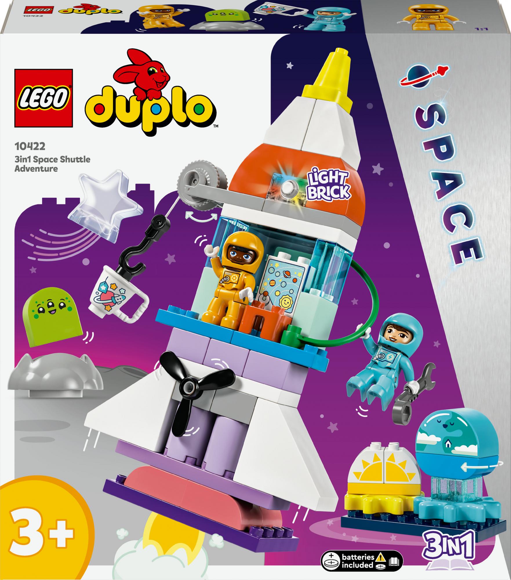 Lego 10422 Duplo 3-in-1 Space Shuttle For Many Adventures - Geekd.dk