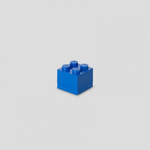 Room Copenhagen Lego Mini Box 4 Blue - Rc40111731 Opbevaringskasse - Geekd.dk