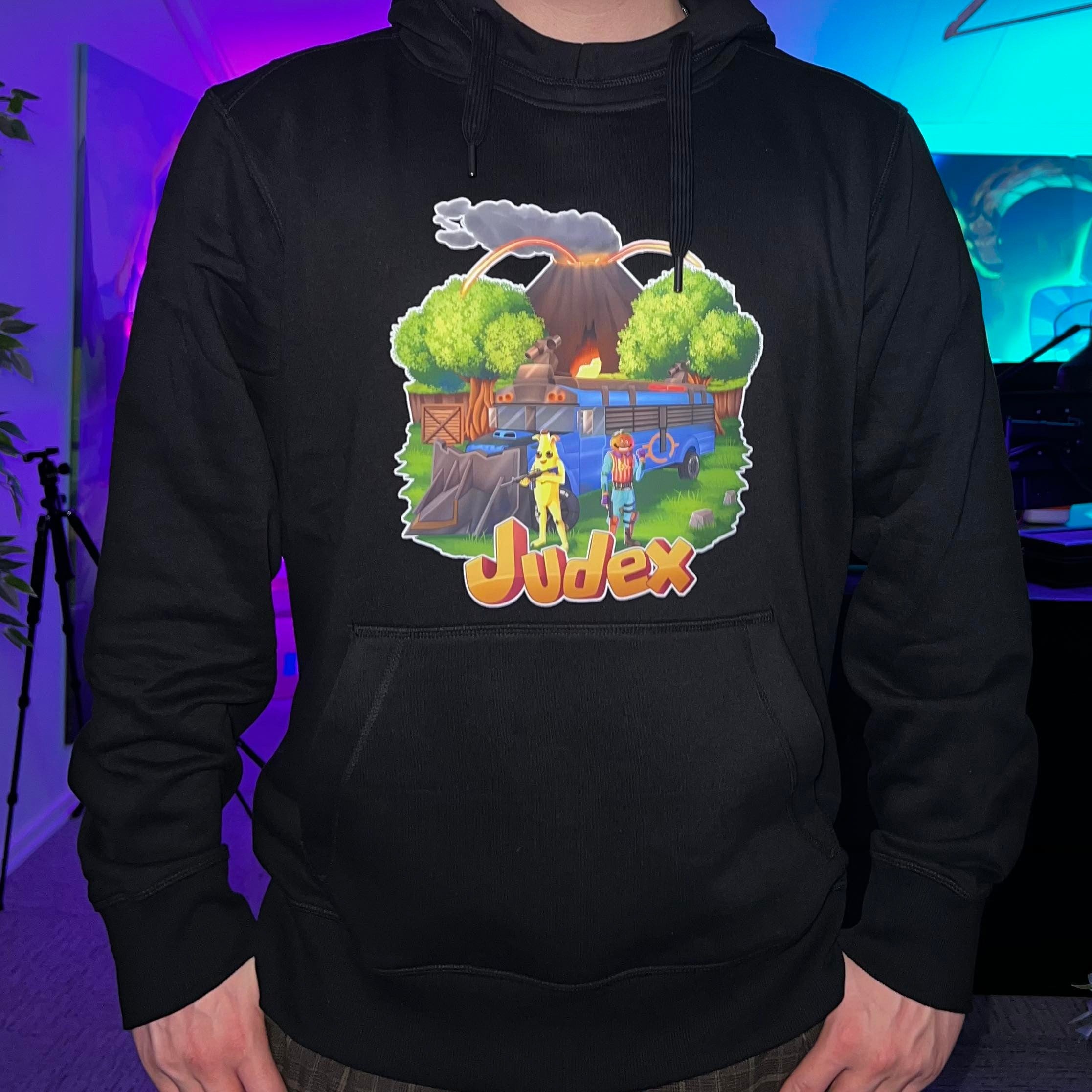 Judex Fortnite Battlebus Hoodie - Geekd.dk