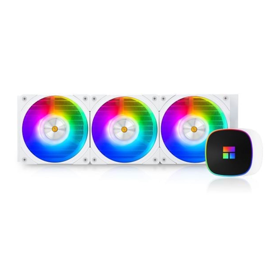Thermalright Frozen Horizon 360 White Argb - Aio, 360mm Cpu Køler - Geekd.dk