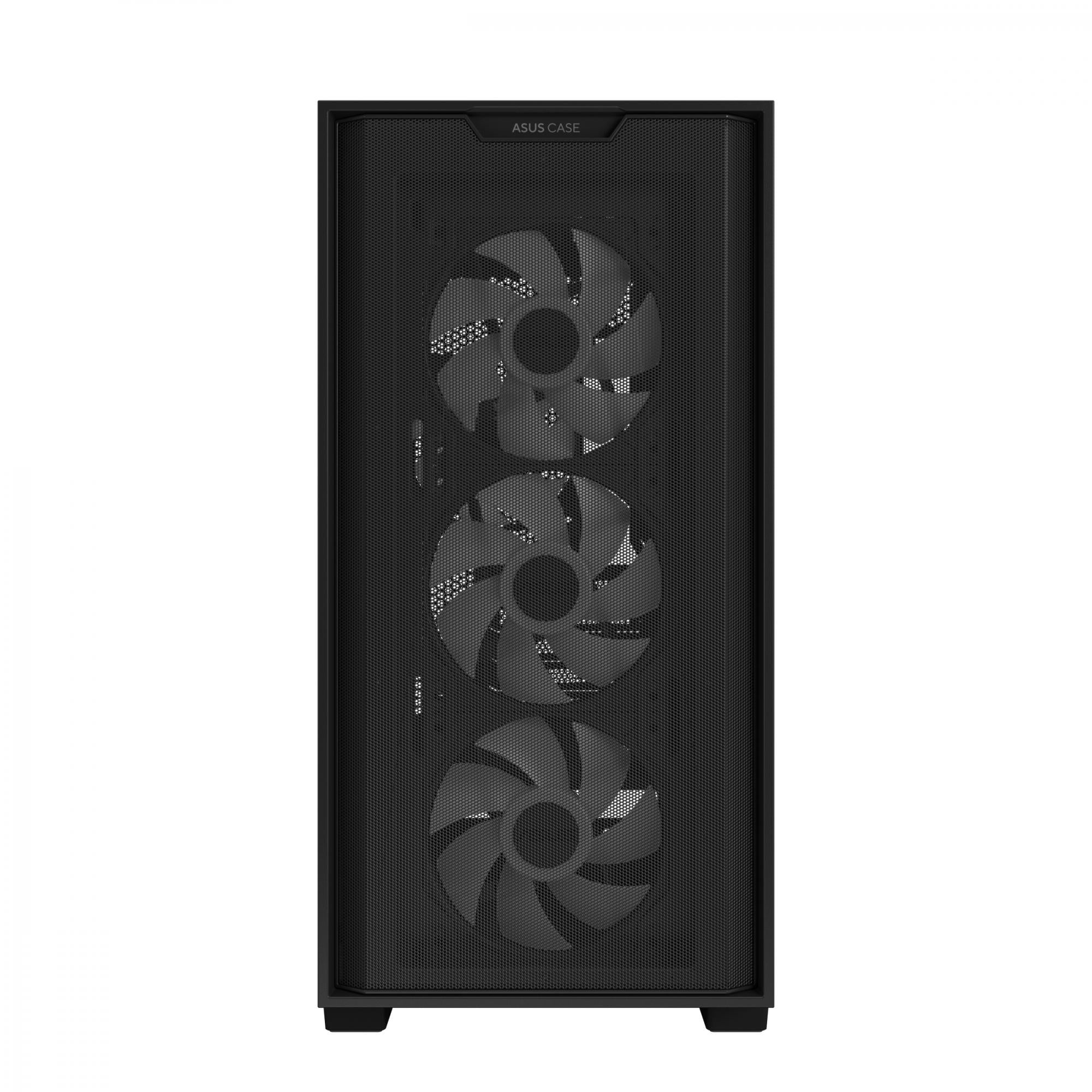 Asus A21 Plus Matx Case With 4 Pre-installed Argb Fans, Btf Support - Black Kabinet - Geekd.dk