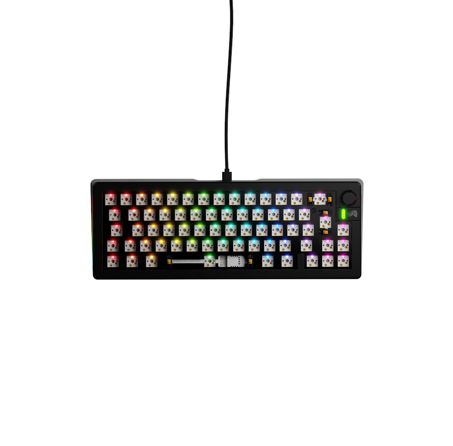 Glorious Gmmk 3 65% Barebones Wired Sort - Iso Tastatur - Geekd.dk