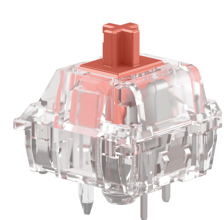 Glorious Mekaniske Switches (110 Stk) - Fox - Ultralight [linær] 30g Tastatur Tilbehør - Geekd.dk