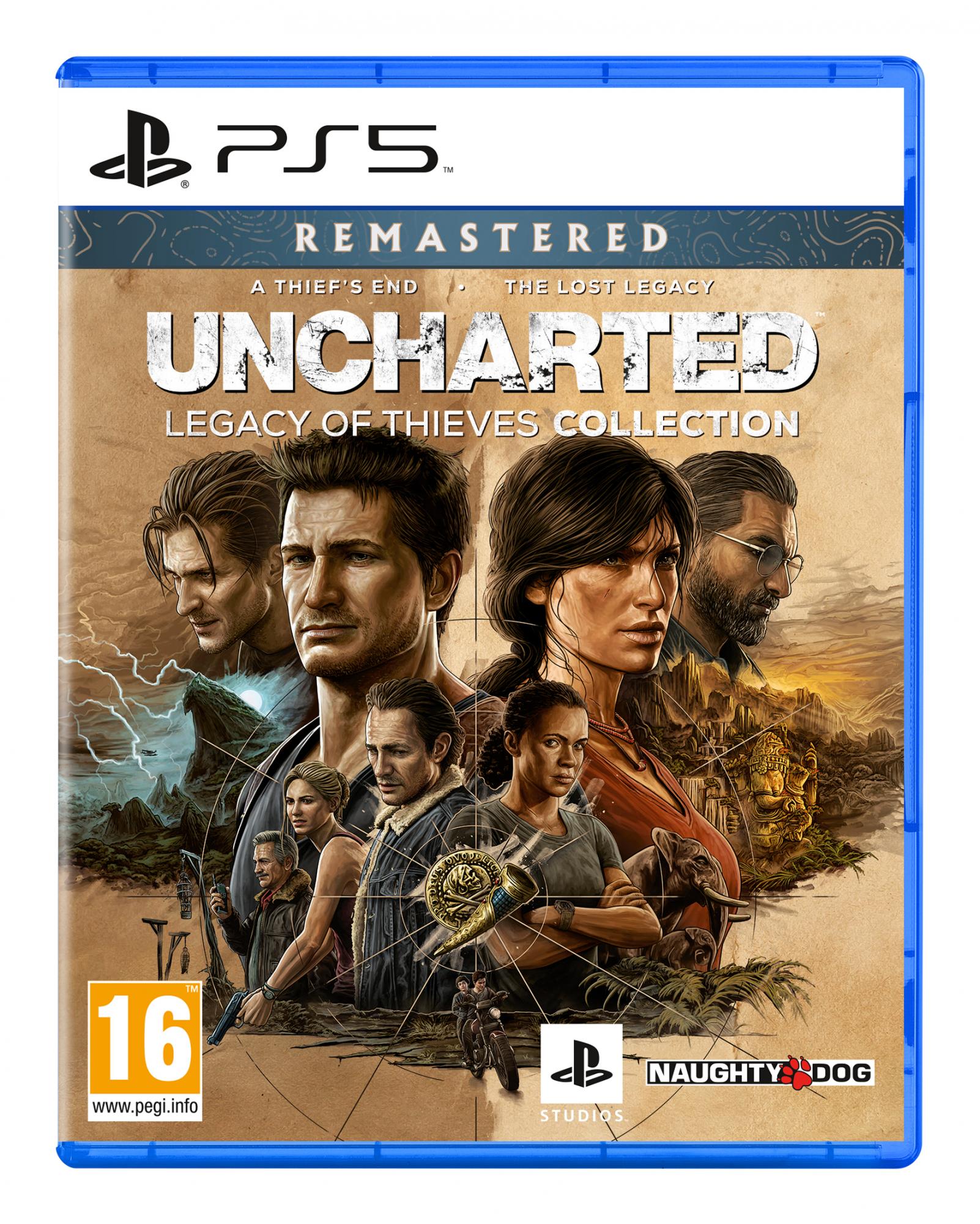 Uncharted: Legacy Of Thieves Collection (nordic) Playstation 5 Spil - Geekd.dk