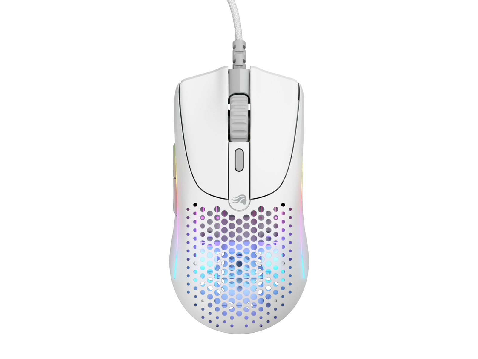 Glorious Model O 2 Mini - Mat Hvid Mus - Geekd.dk