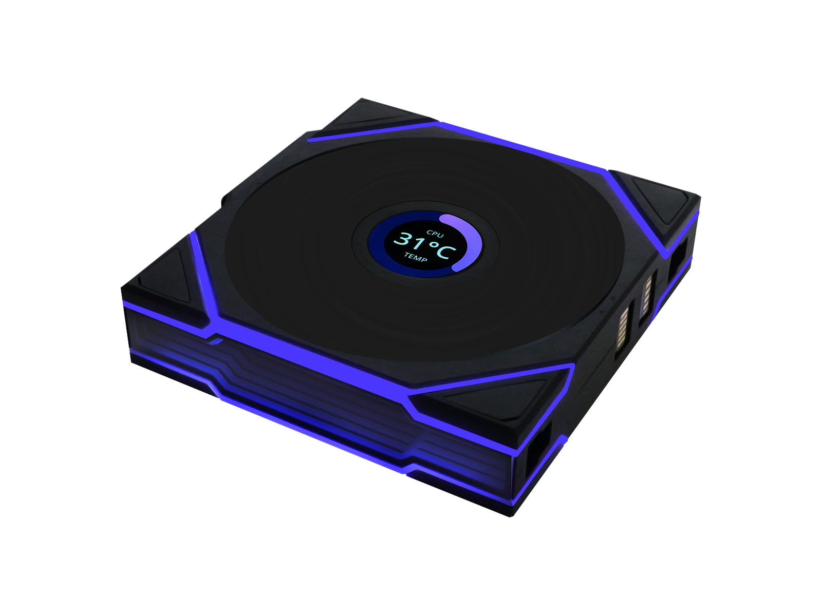 Lian Li Uni Fan Tl Wireless Lcd Reverse, Sort - 120 Kabinet Blæser - Geekd.dk