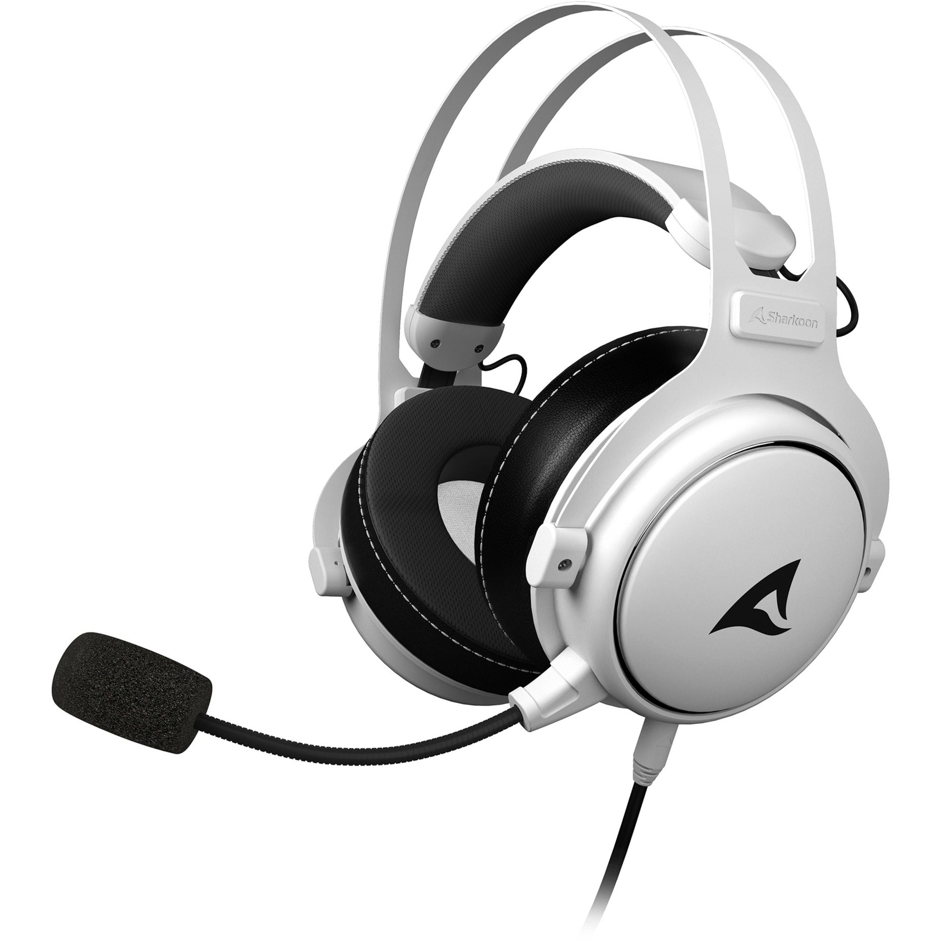 Sharkoon Skiller Sgh50 Gaming Headset  -  Sort/hvid - Geekd.dk