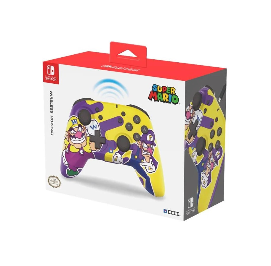 Hori Trådløs Horipad (wario & Waluigi) Til Switch Og Switch 2 Controller - Geekd.dk