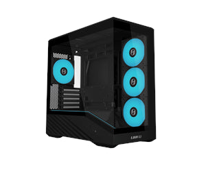 Lian Li Vector V100 Mini Black (with 4 Pcs Of Rgb Fans) Kabinet - Geekd.dk