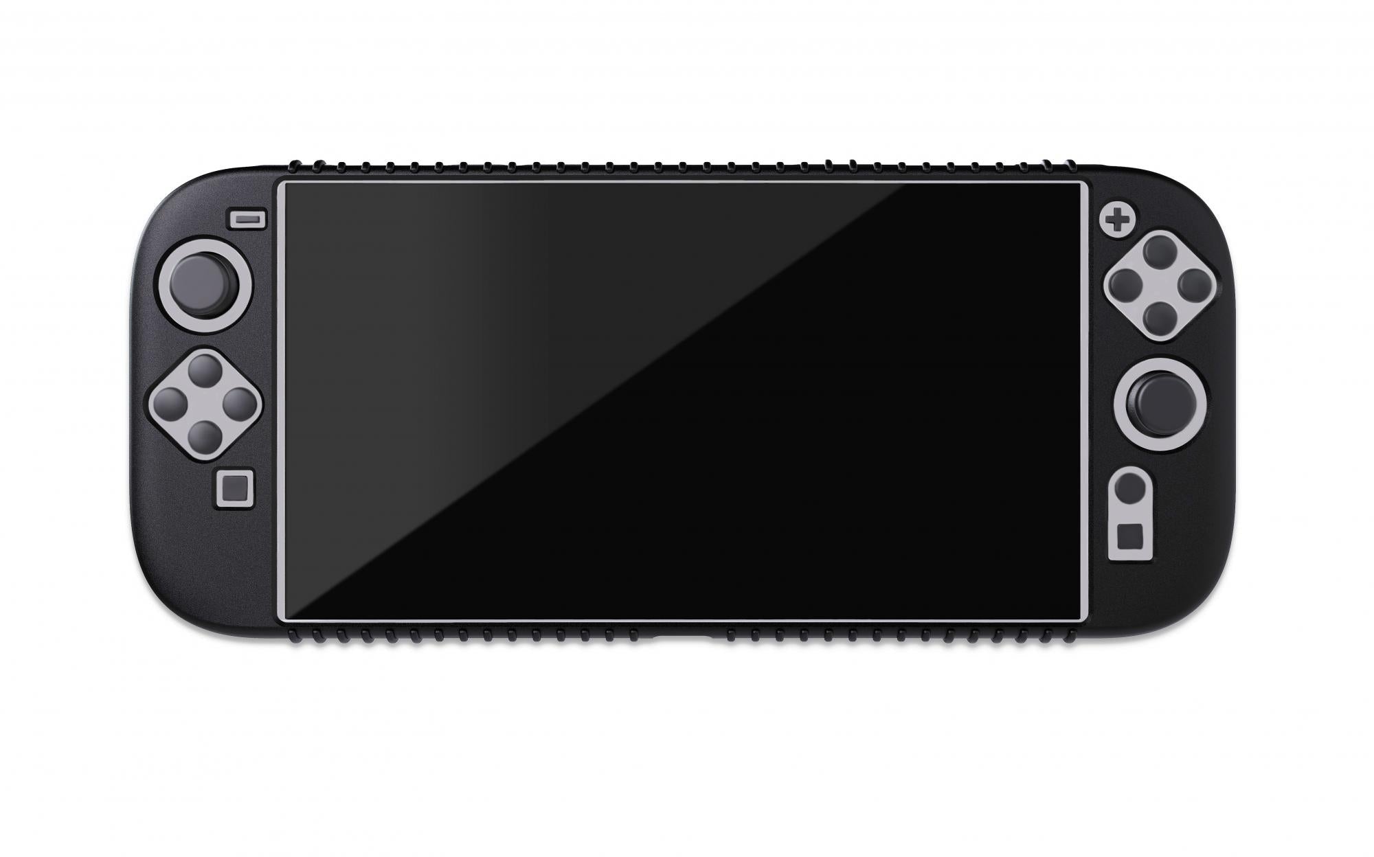 Nacon  -  Silicone Grip Til Nintendo Switch Ii  -  Beskyttende Sleeve (sort) Nintendo Switch Tilbehør - Geekd.dk