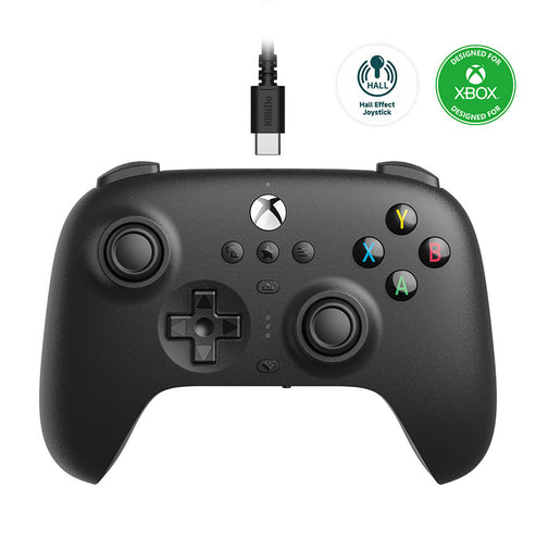 8bitdo Ultimate Kablet Controller For Xbox Hall Ed/sort - Geekd.dk