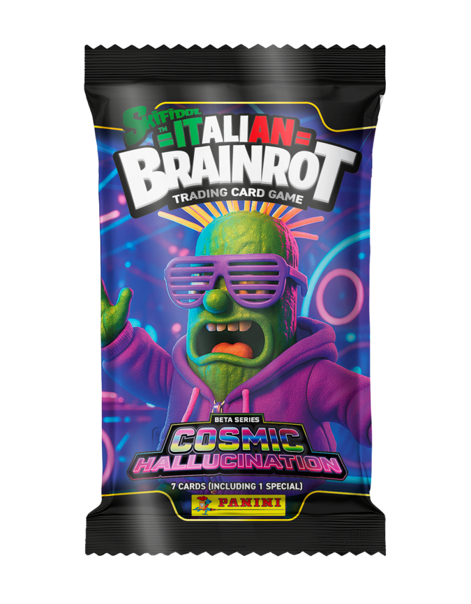 Panini Italian Brainrot Cosmic Hallucination Boosterpakke Toys - Trading Card - Geekd.dk