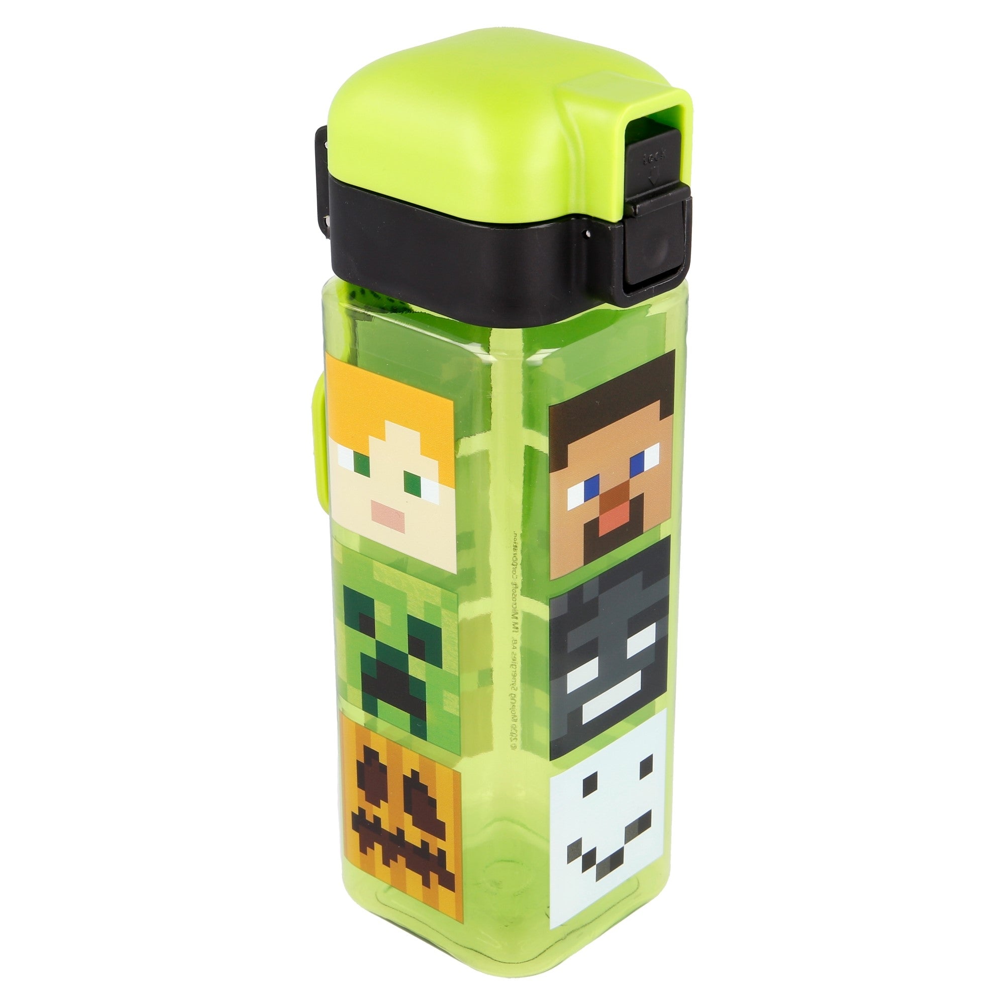 Minecraft Vandflaske Med Lås - 550 Ml Drikkedunk - Geekd.dk