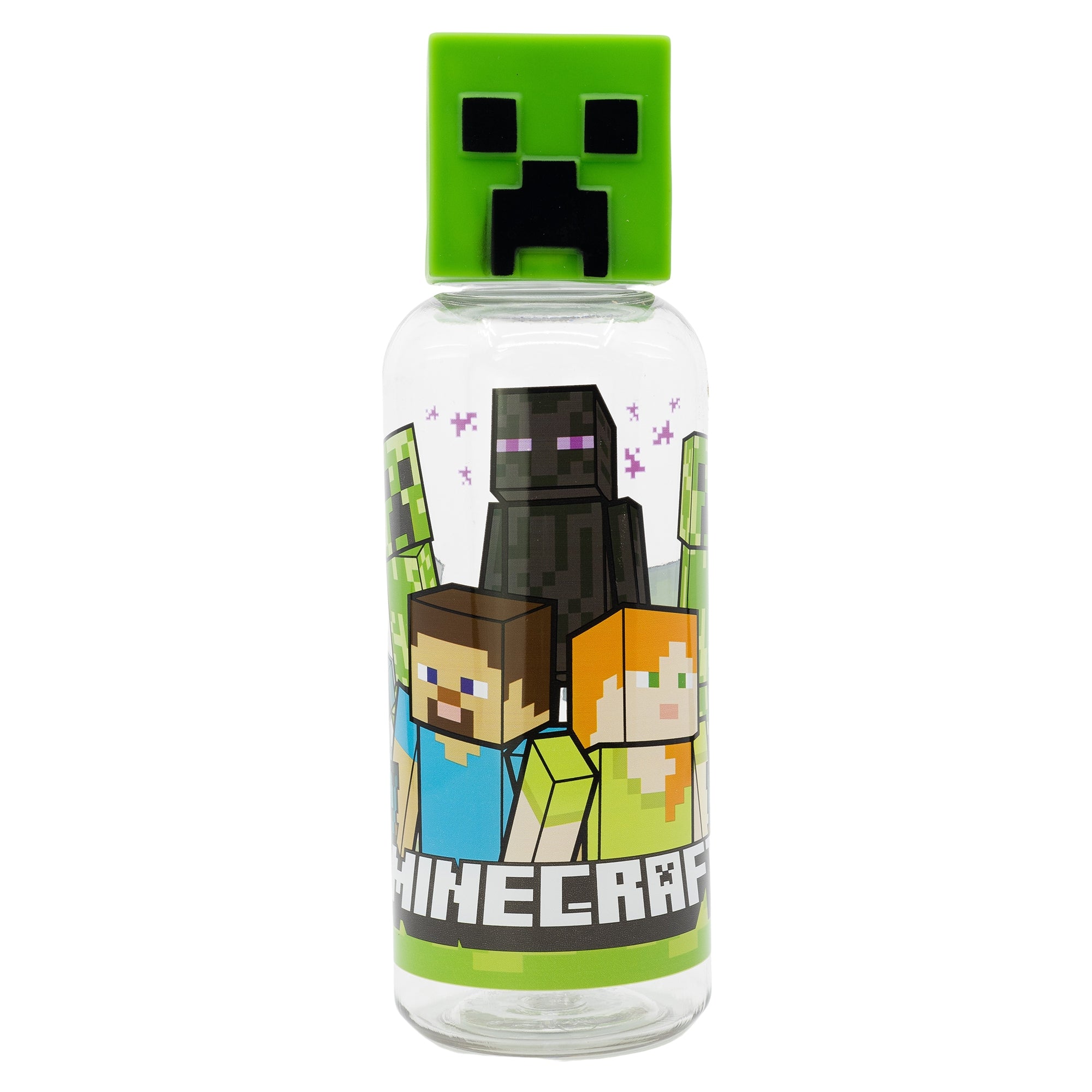 Minecraft 3d Creeper Vandflaske - 560 Ml Drikkedunk - Geekd.dk