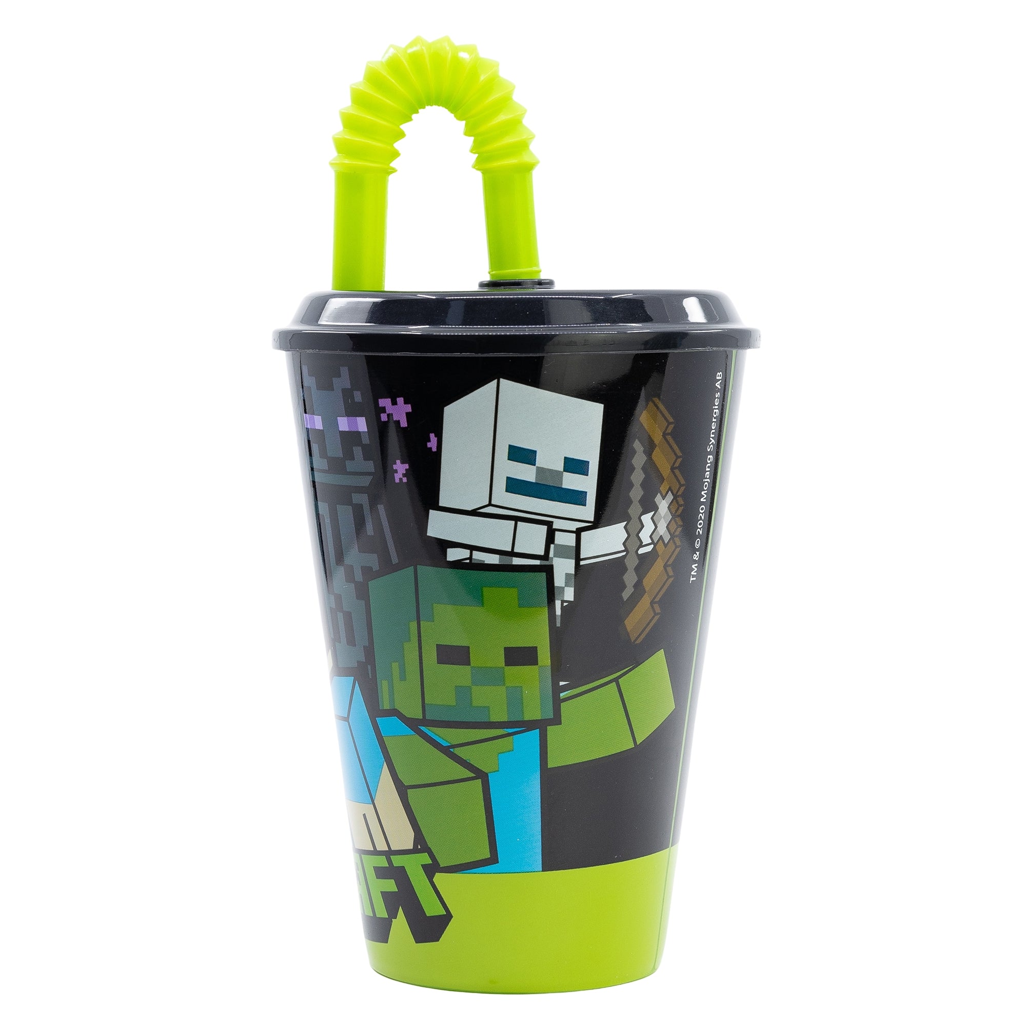 Minecraft Kop Med Sugerør - 430 Ml - Geekd.dk