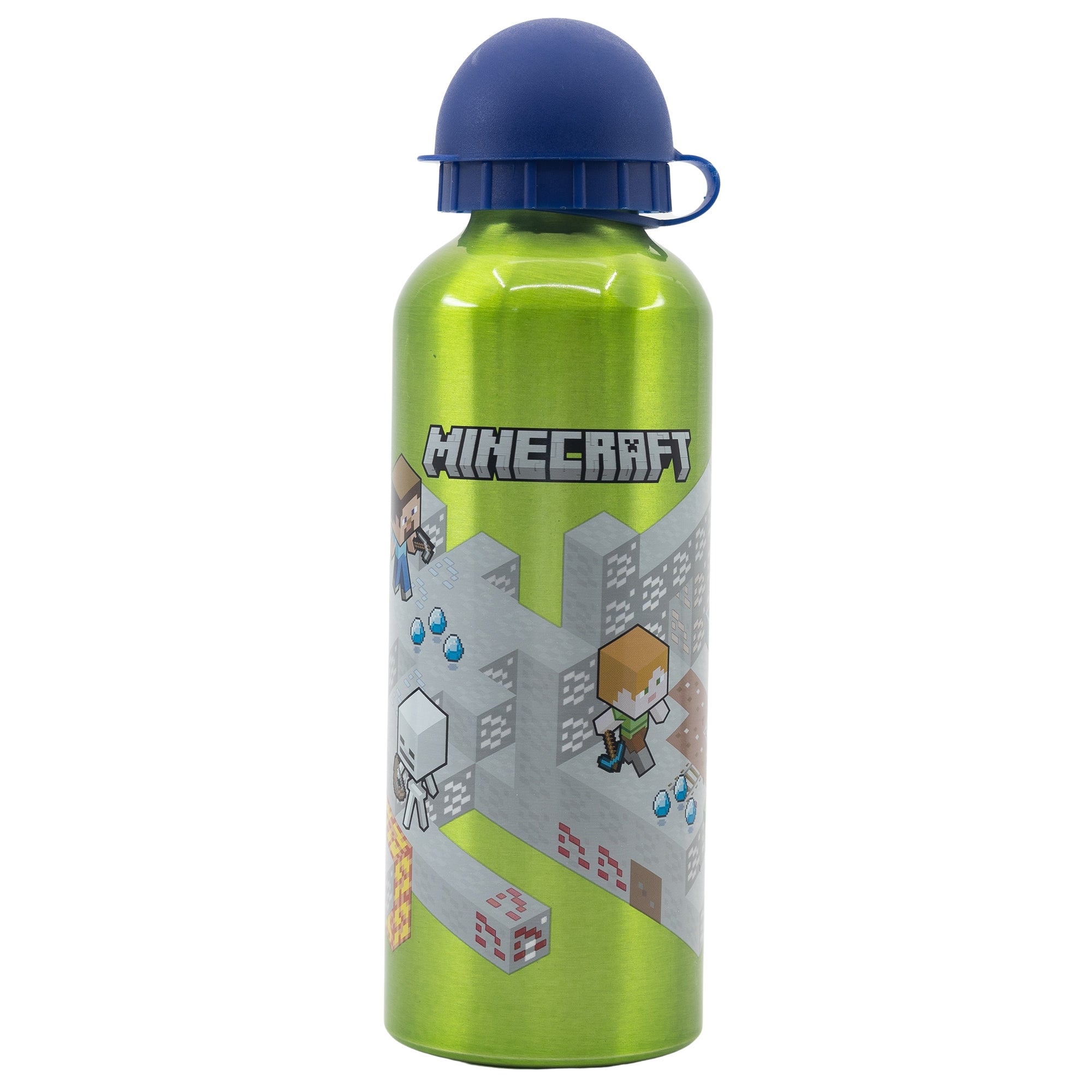 Minecraft Mine - Aluminium Flaske - 530 Ml Drikkedunk - Geekd.dk