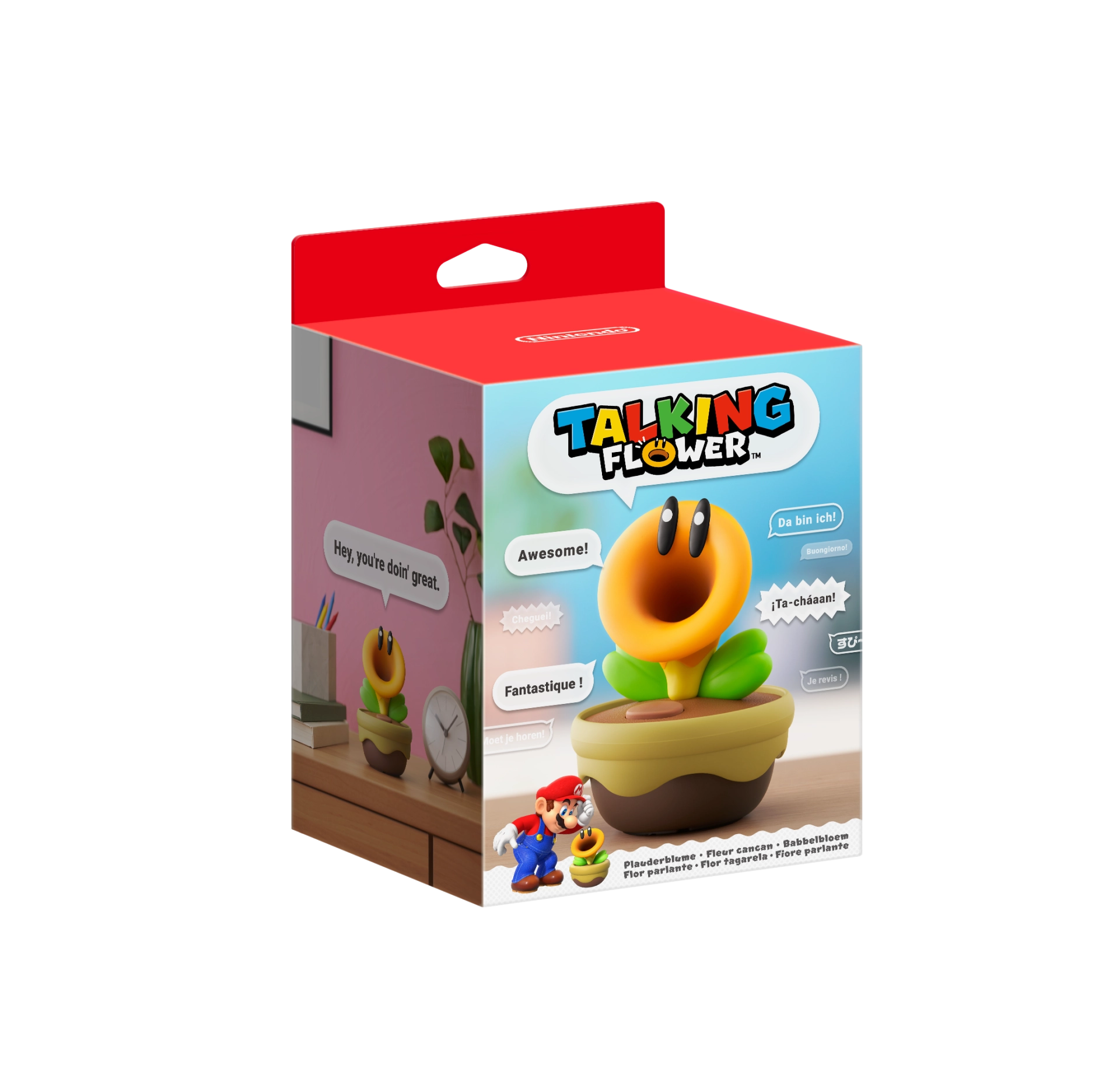 Nintendo Talende Blomst - Super Mario Bros. Wonder Figur - Geekd.dk