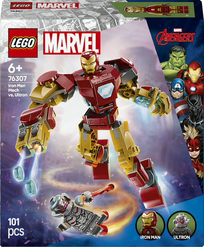 Lego Marvel Super Heroes Iron Man Mech Vs. Ultron - Geekd.dk