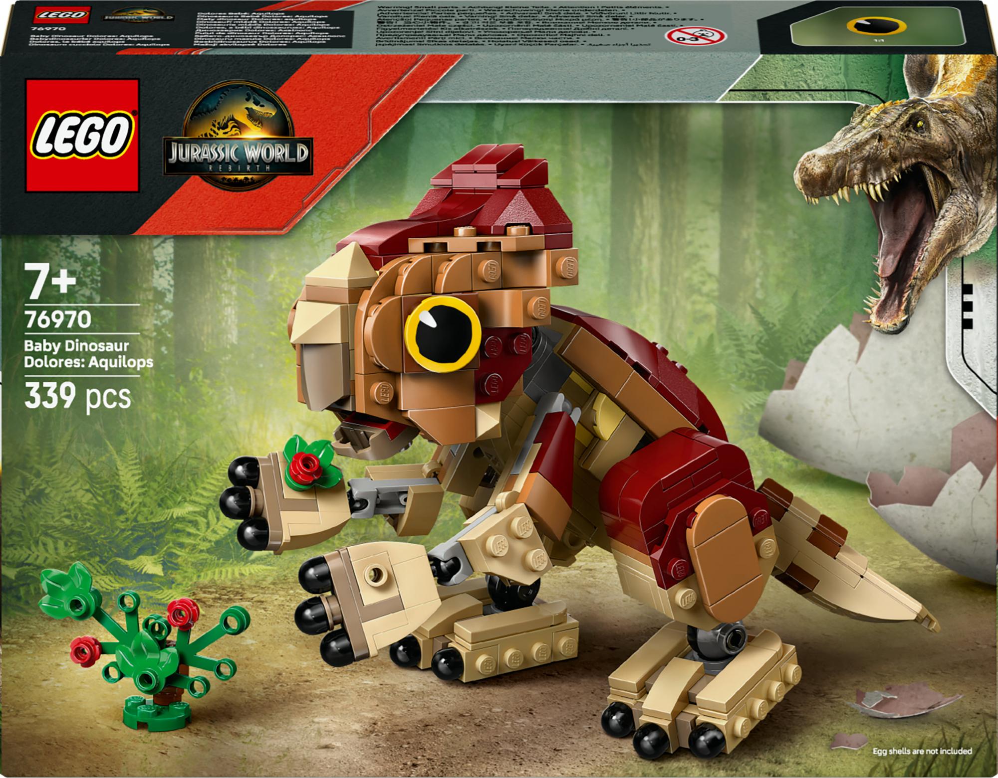 Lego  -  Baby Dolores  -  Aquilops-dinosaur - Geekd.dk