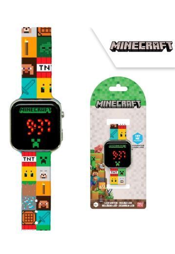 Minecraft Led Armbånds Ur - Geekd.dk