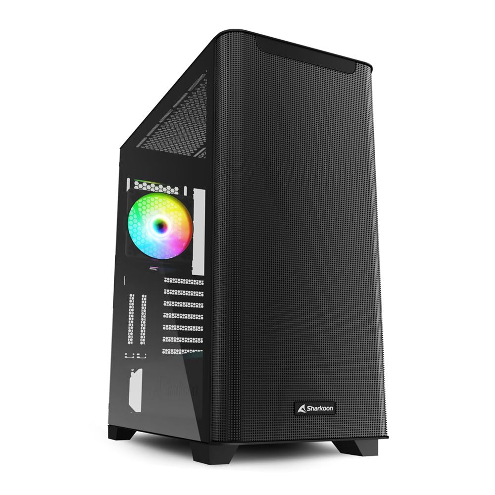 Sharkoon M30 Rgb, Tower Case (black, Tempered Glass) Kabinet - Geekd.dk