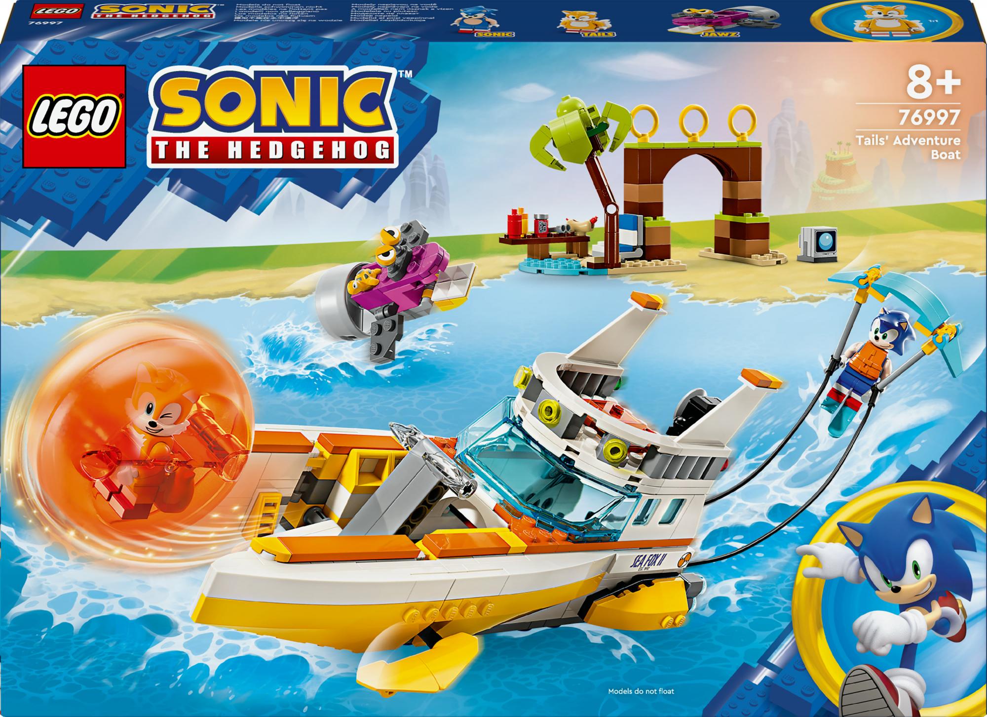 Lego Sonic: Tails' Adventure Boat (76997) - Geekd.dk
