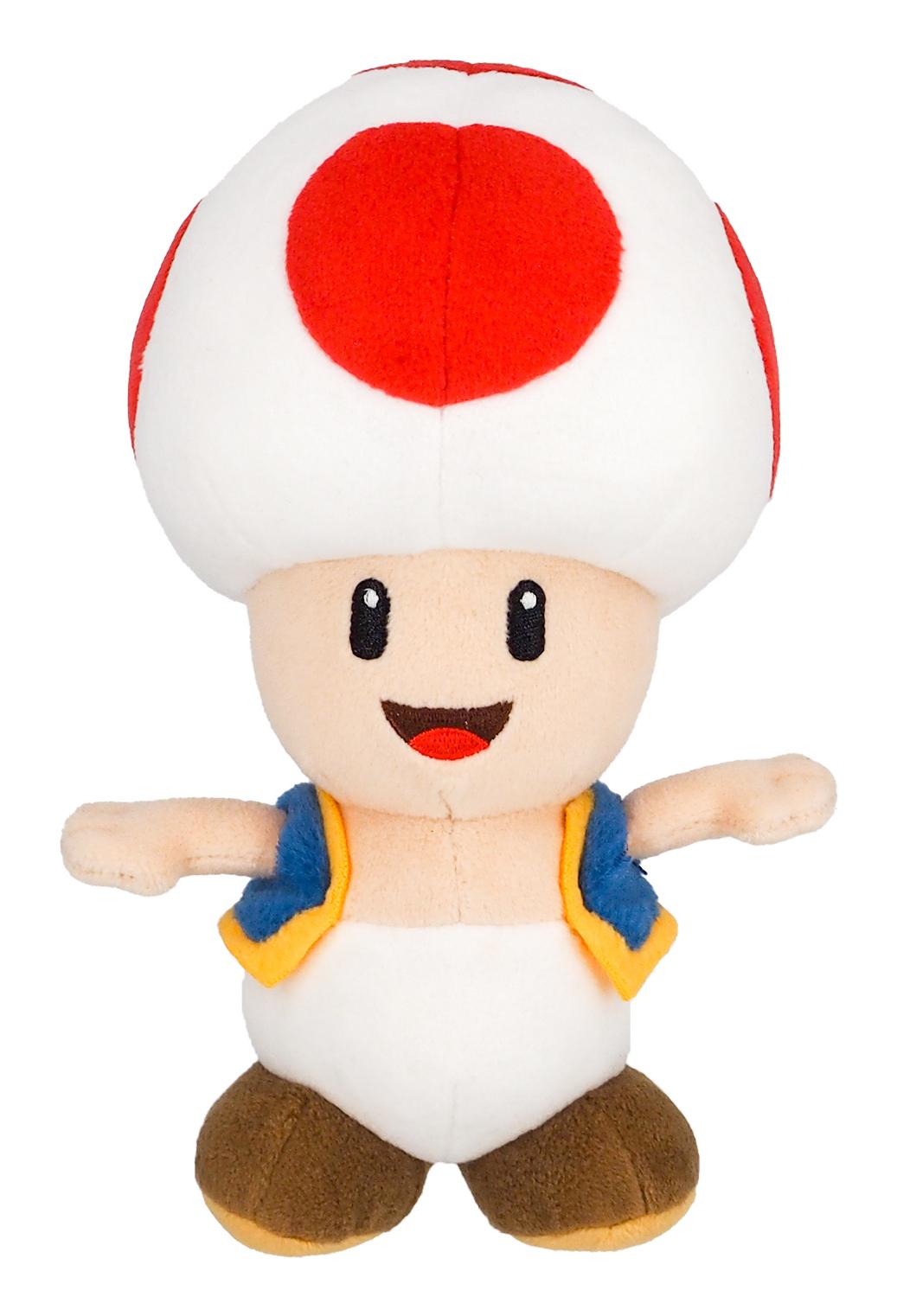 Super Mario Toad (rød)  -  Samlerfigur / Plush - Geekd.dk