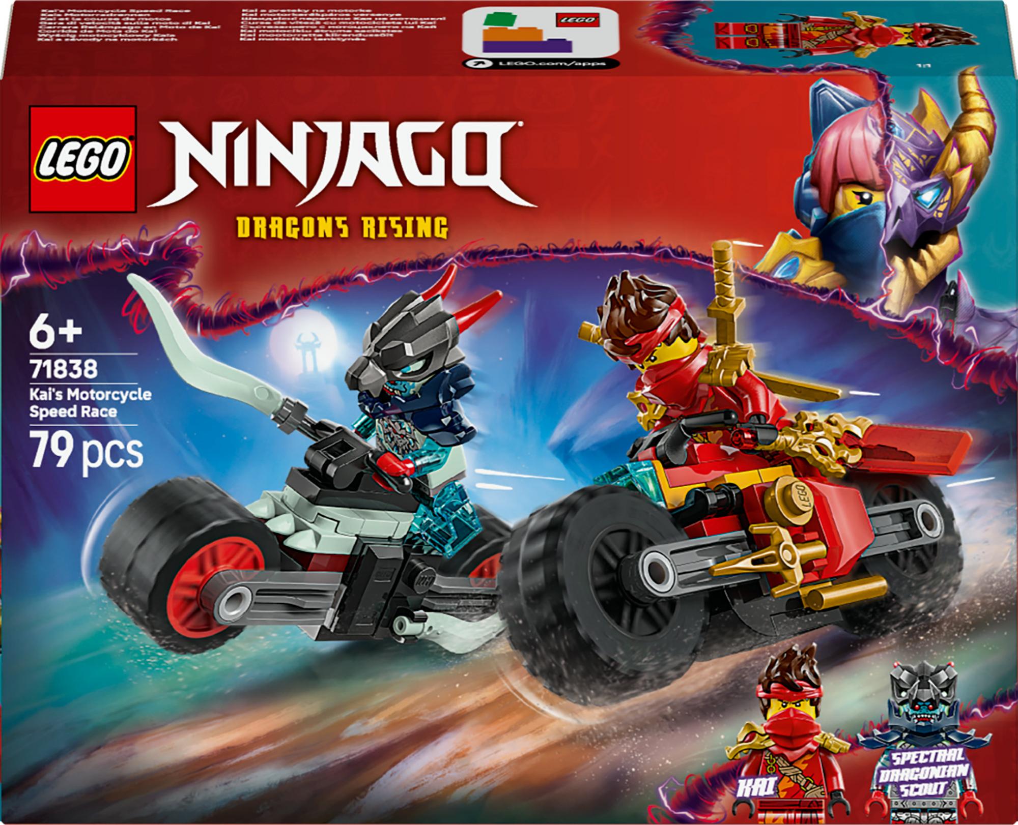 Lego Ninjago  -  Kaiâs Motorcykelvæddeløb - Geekd.dk