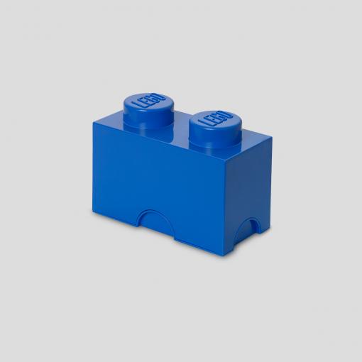 Room Copenhagen Lego Storage Brick 2 Blue - Rc40021731 Opbevaringskasse - Geekd.dk