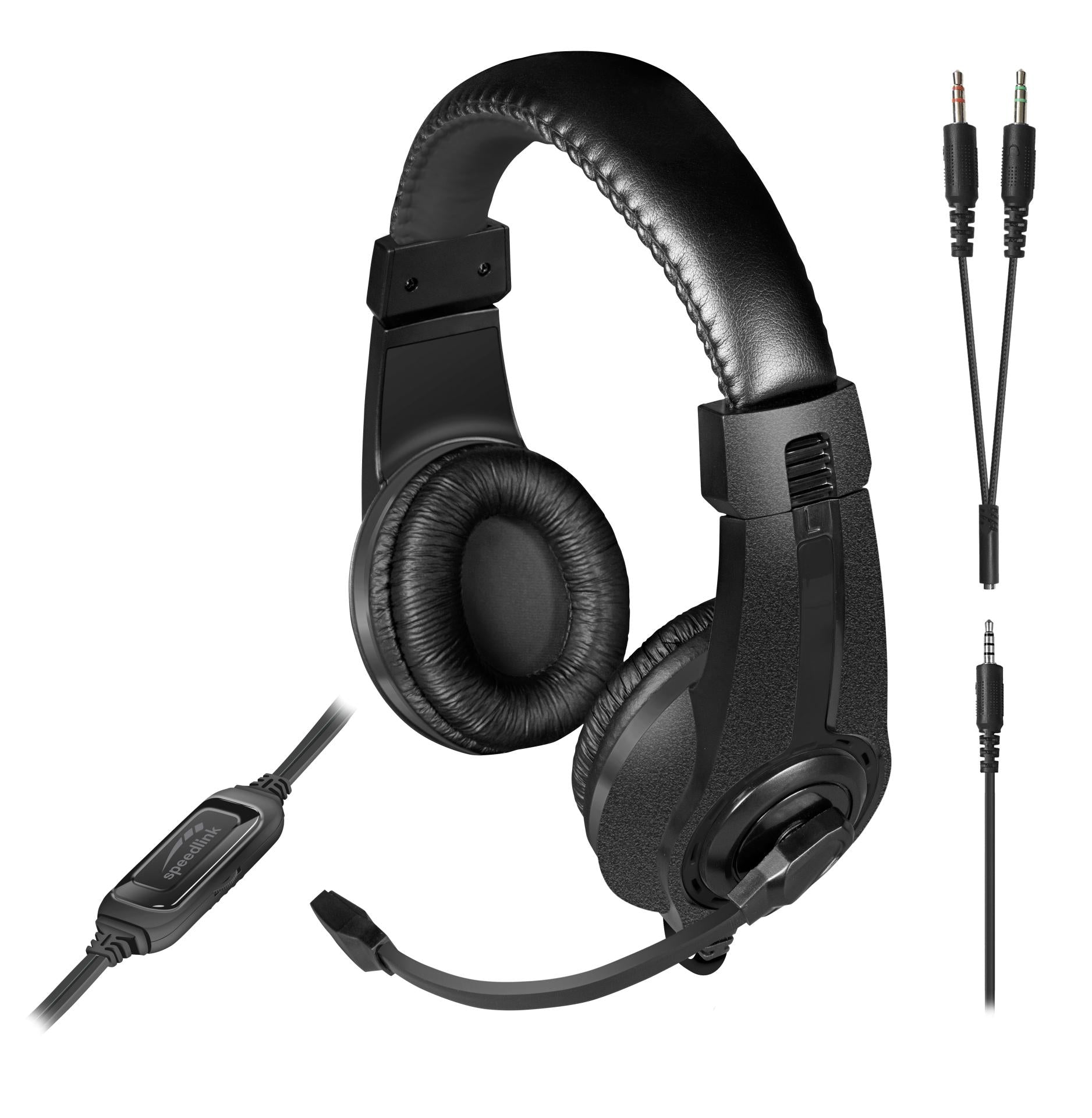 Speedlink - Legatos Stereo Gaming Headset - For Pc/ps5/ps4/xbox Series X/s/switch/oled/lite, Black - Geekd.dk